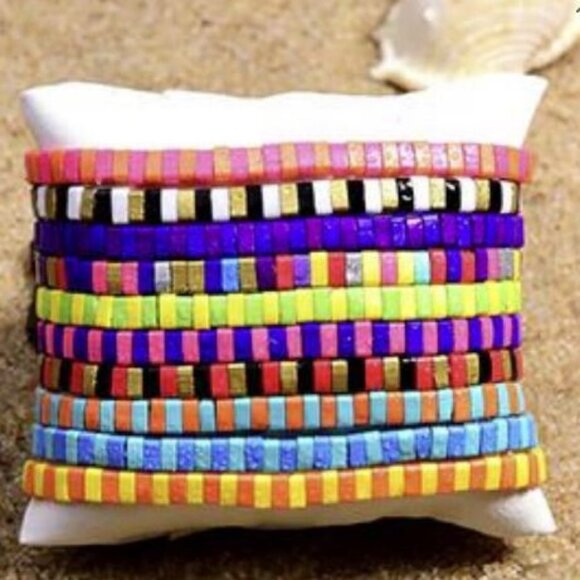 Miyuki Tila Beads Set of 5 - Picture 3 of 5